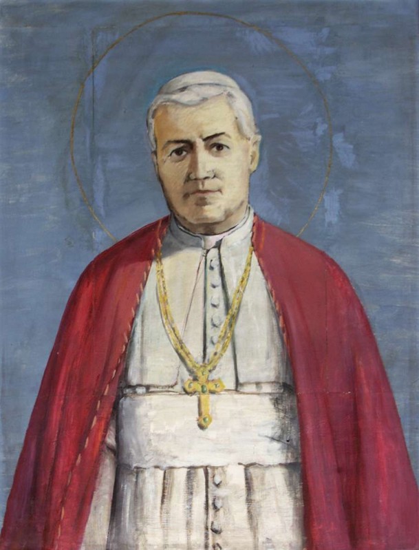 Ambito bergamasco sec. XX, Ritratto di papa Pio X