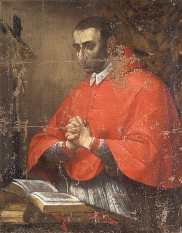 Cavagna G.P. sec. XVI, San Carlo Borromeo in preghiera