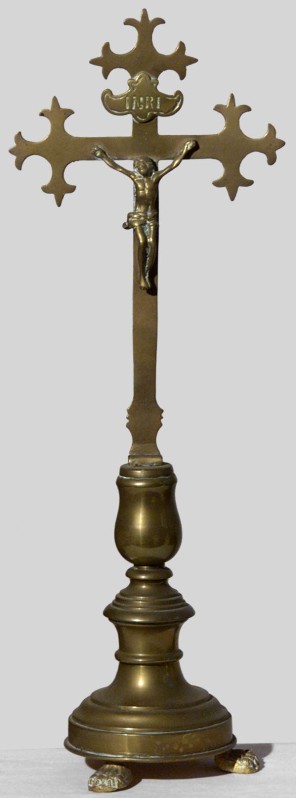 Ambito lombardo sec. XIX, Croce da altare ottocentesca