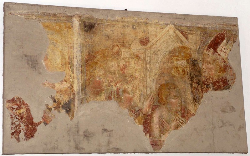 Ambito bergamasco sec. XIV, Miracolo di Sant'Erasmo