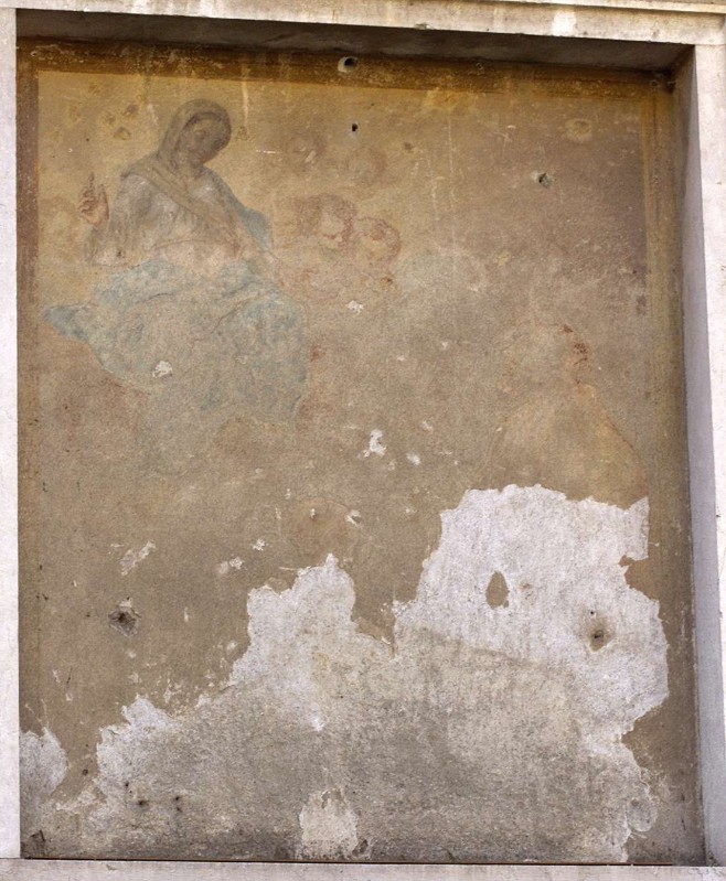 Ambito bergamasco sec. XVIII, Madonna appare a Sant'Erasmo