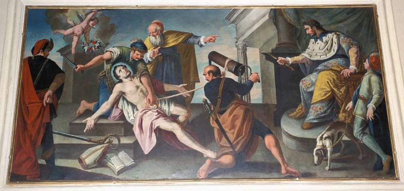 Ambito bergamasco (1765), Martirio di Sant'Erasmo