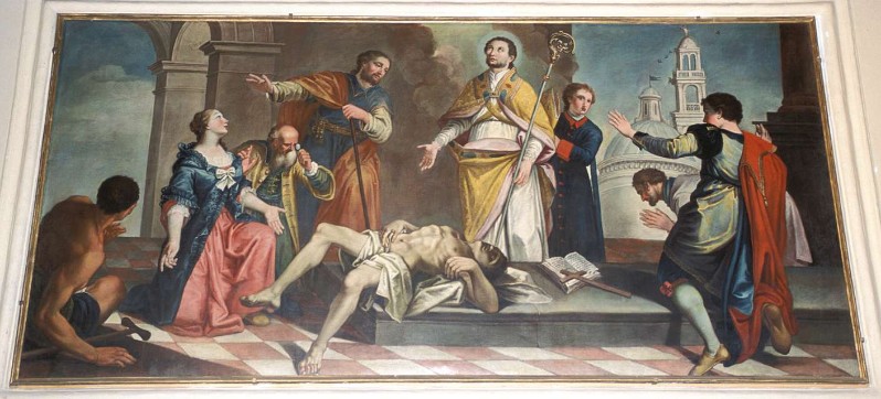Ambito bergamasco (1765), Miracolo di Sant'Erasmo