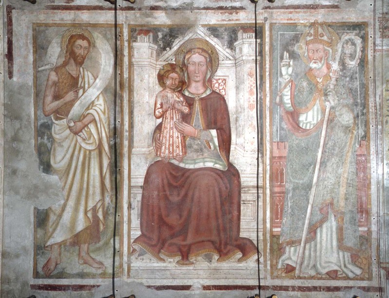 Ambito lombardo (1417), Madonna con Gesù Bambino e due Santi