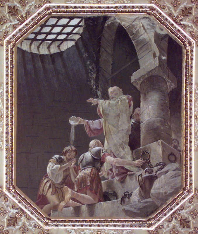 Loverini P. sec. XIX-XX, San Pietro battezza in carcere