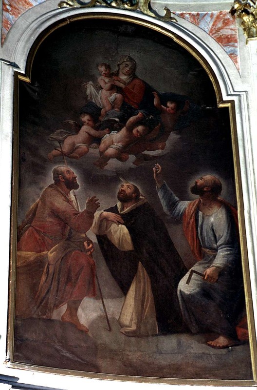 Cifrondi A. sec. XVII, Madonna e Santi