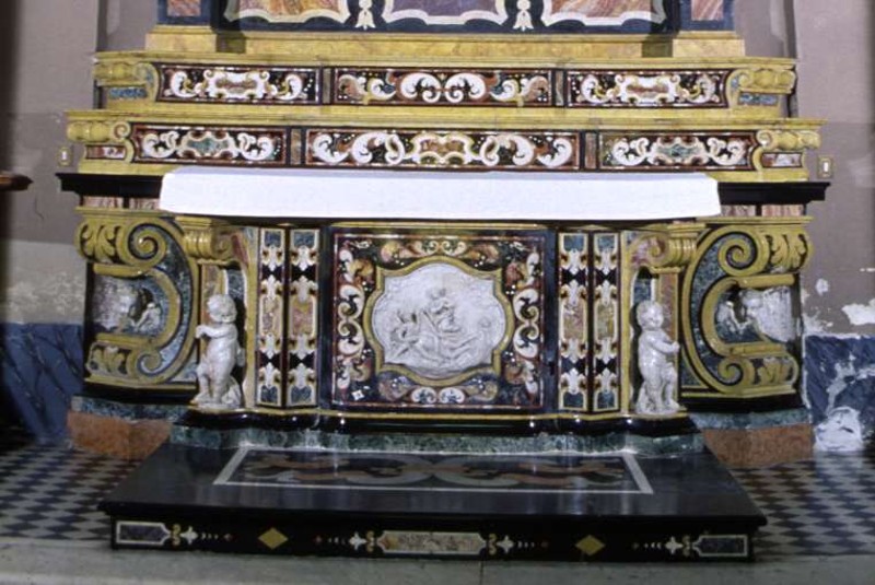 Bottega del Manni sec. XVII-XVIII, Altare della Pietà
