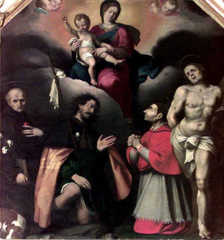 Ceresa C. (1636), Madonna con Gesù Bambino e Santi