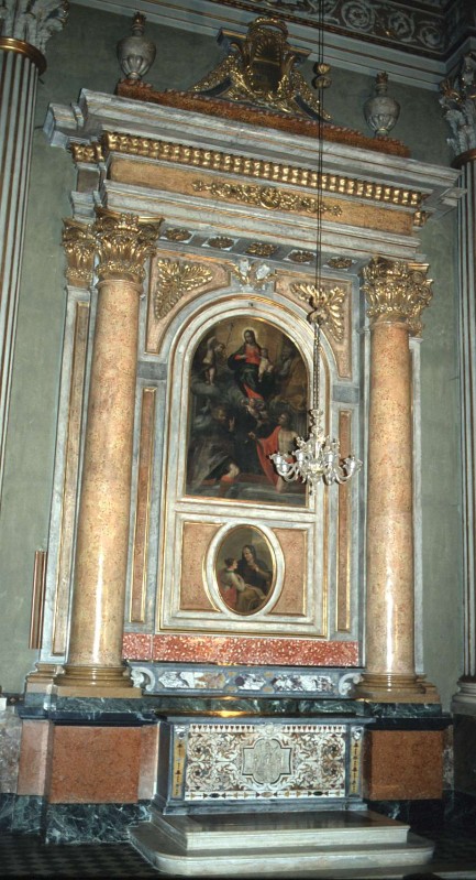 Ambito bergamasco sec. XIX, Altare della Madonna e dei Santi