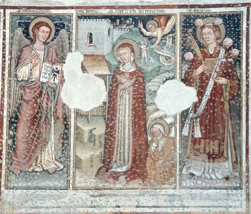 Ambito bergamasco (1463), Natività e santi