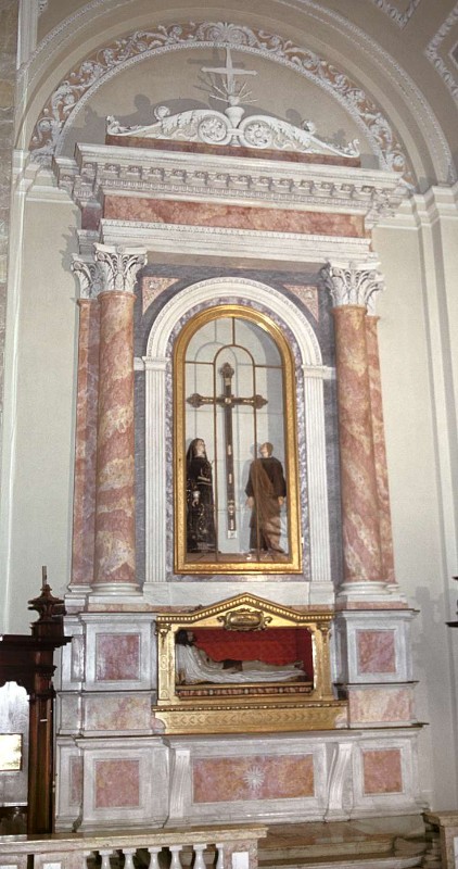 Ambito lombardo sec. XIX, Altare della Madonna addolorata