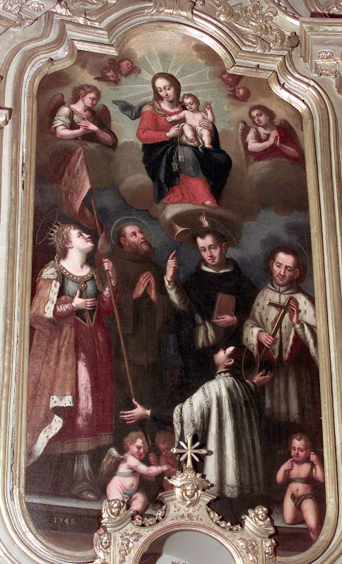 Ambito lombardo (1745), Madonna del Carmine e Santi