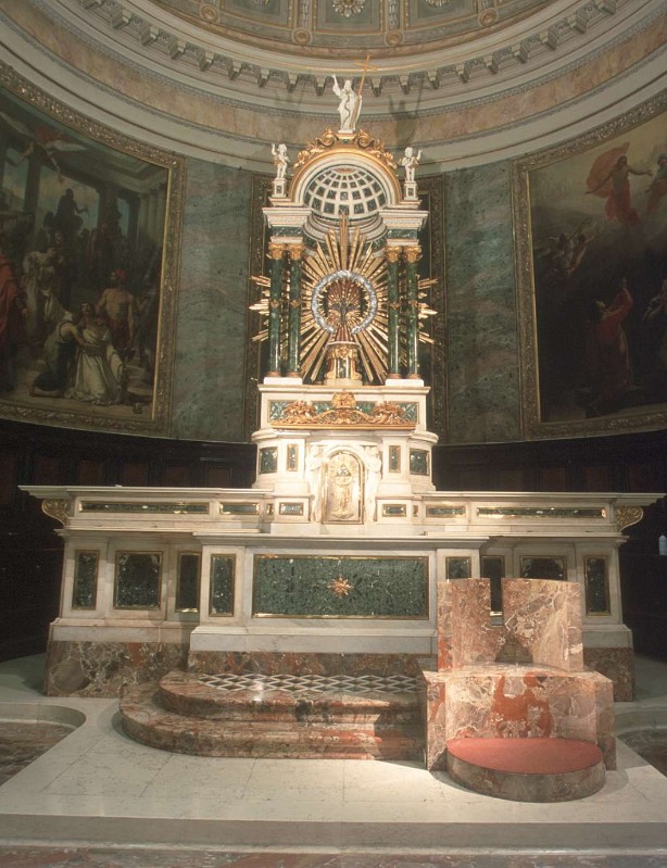 Bottega del Manni sec. XIX, Altare maggiore