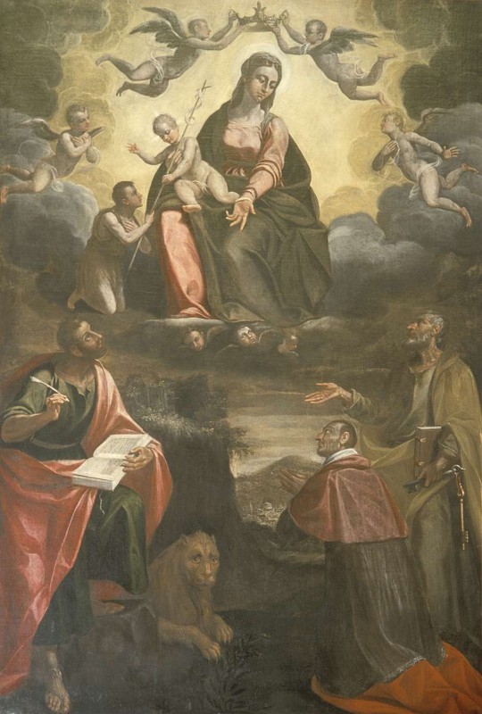 Cavagna G.P. (1613), Madonna con Gesù Bambino e Santi