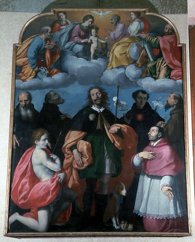 Ceresa C. (1643), S. Rocco con S. Sebastiano e Santi