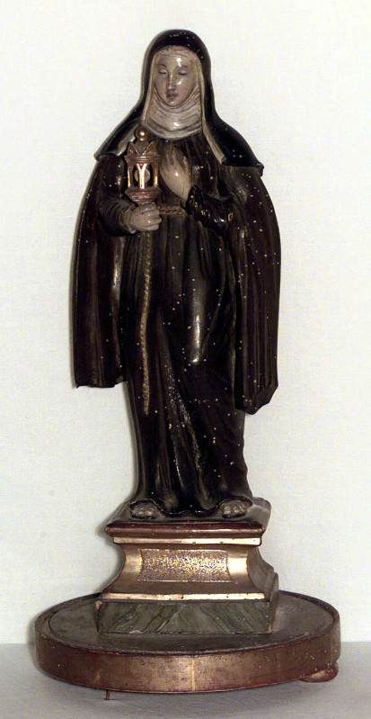 Ambito lombardo sec. XVII, Santa Chiara d'Assisi