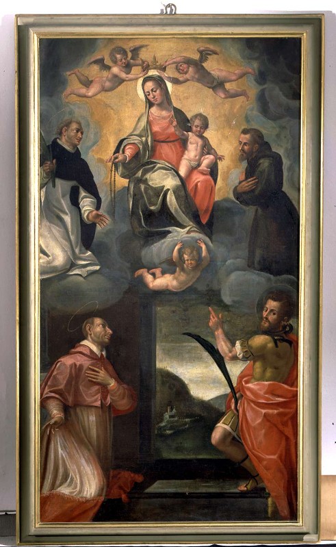 Cavagna G.P. sec. XVI-XVII, Madonna col Bambino e Santi