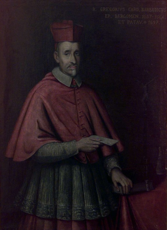 Ambito lombardo sec. XVII, Ritratto di Gregorio Barbarigo