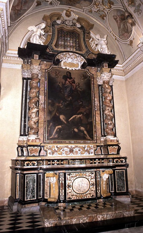 Bottega dei Manni sec. XVII, Altare dell'Immacolata