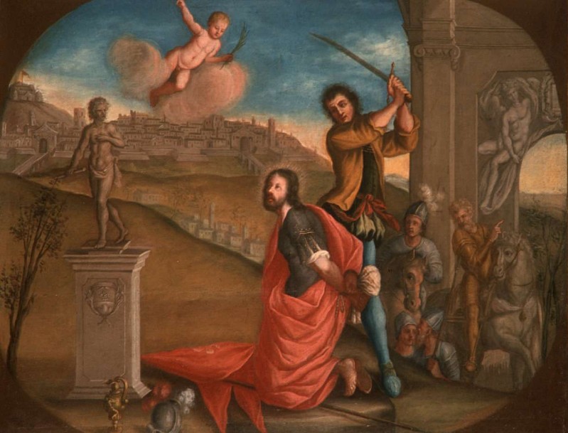 Ambito bergamasco sec. XVII, Martirio di Sant'Alessandro