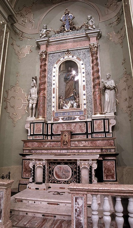 Ambito lombardo sec. XVII-XIX, Altare di San Giuseppe