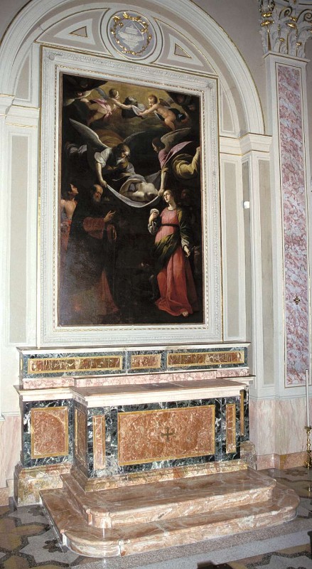 Ambito lombardo sec. XIX, Altare di Santa Caterina d'Alessandria