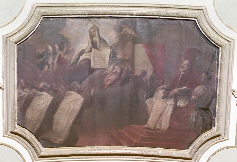 Cifrondi A. sec. XVII, Carmelitani in preghiera