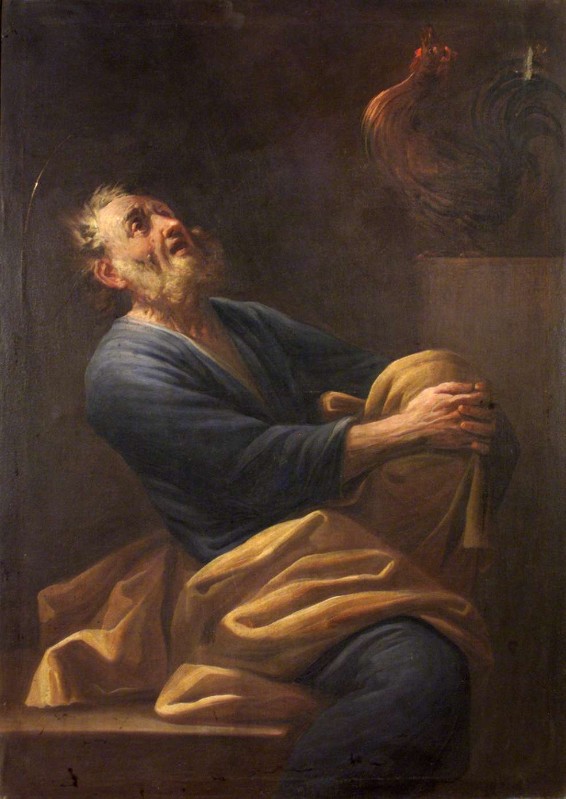 Cifrondi A. (1701), San Pietro Apostolo e il gallo