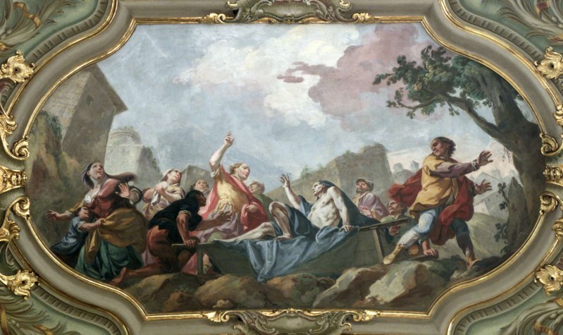 Ferrario F. sec. XVIII, Sant'Alessandro resuscita un morto