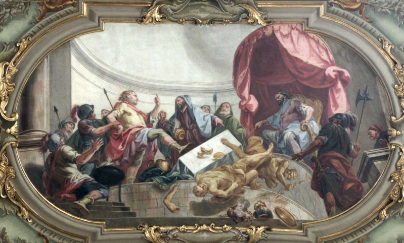 Ferrario F. sec. XVIII, Sant'Alessandro contro gli idoli