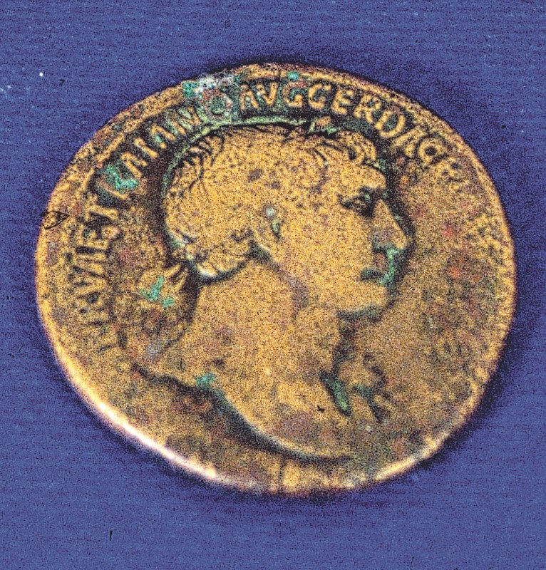Ambito romano sec. II, Moneta di Traiano