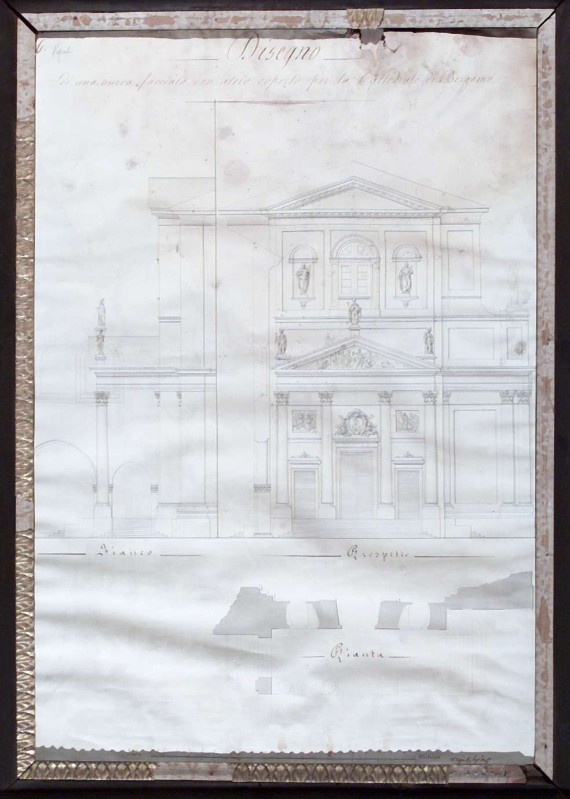 Valsecchi F. sec. XIX, Facciata del Duomo