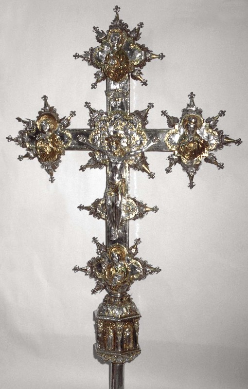 Ambito lombardo sec. XIV-XIX, Croce processionale