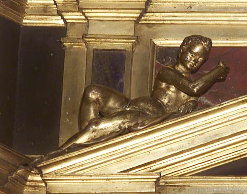 Targoni C. (1588), Figure allegoriche in oricalco