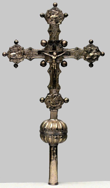 Bottega lombardo-veneta sec. XVI, Croce astile