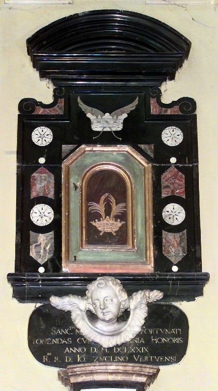 Ambito bergamasco (1679), Tabernacolo per reliquie