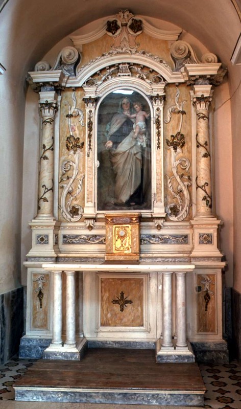 Ambito bergamasco sec. XIX, Altare della Madonna del Carmelo