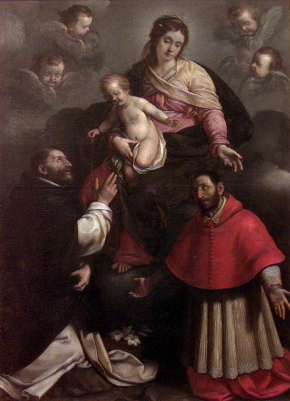 Ceresa C. sec. XVII, Madonna col Bambino e i SS. Domenico e Carlo