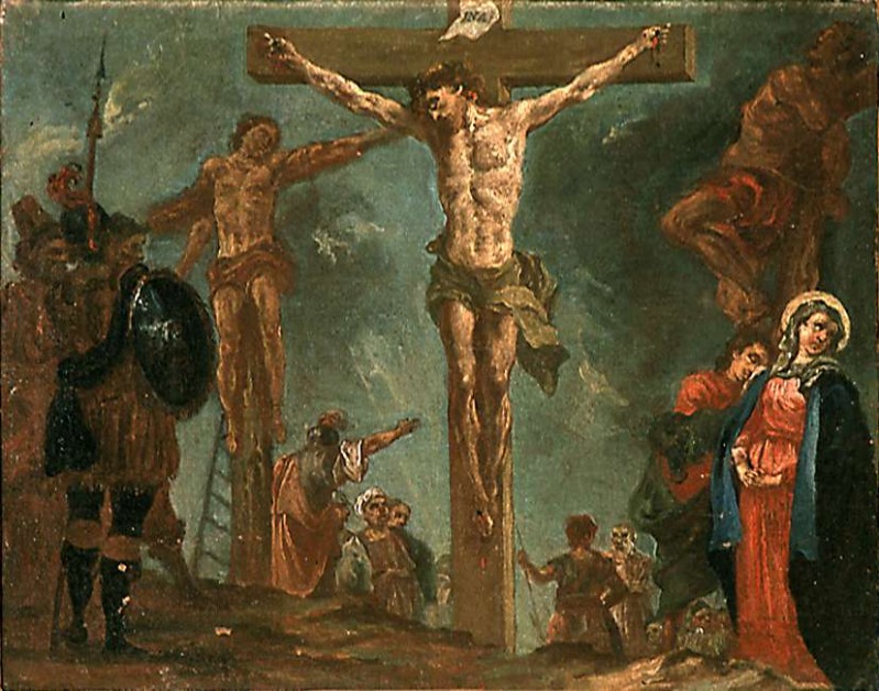 Capella F. sec. XVIII, Crocefissione di Gesù Cristo