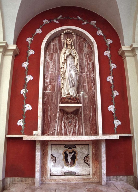 Ambito lombardo sec. XVII-XX, Altare Madonna Lourdes