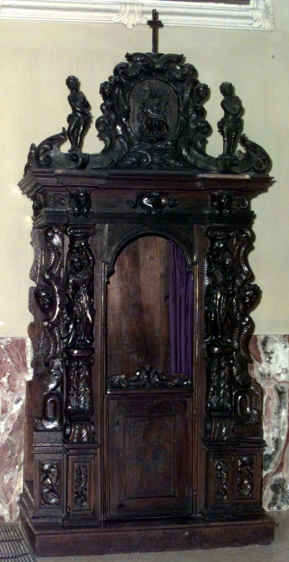 Bottega bergamasca sec. XVII-XVIII, Confessionale di destra