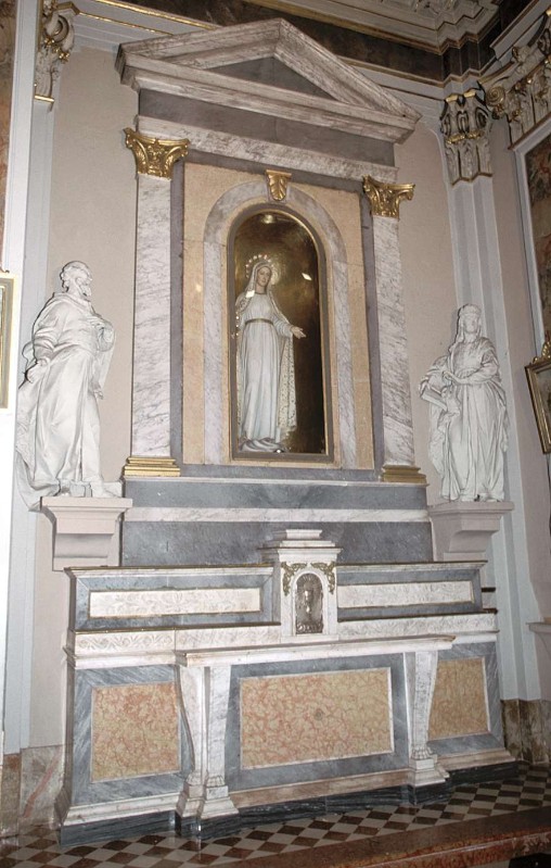 Zini G. sec. XIX, Altare della Madonna Immacolata