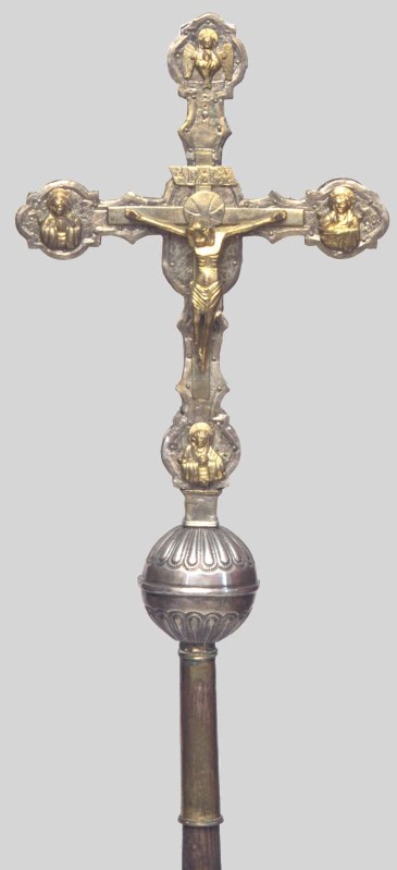 Ambito lombardo sec. XV, Croce processionale