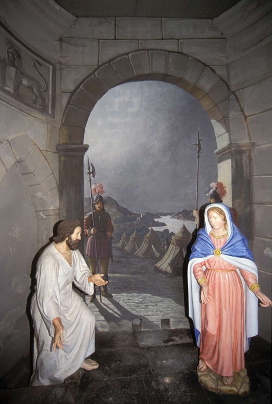 Ambito lecchese sec. XIX, San Girolamo Emiliani depone le catene