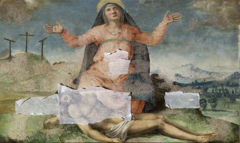 Girolamo da Santacroce sec. XVI, Pietà