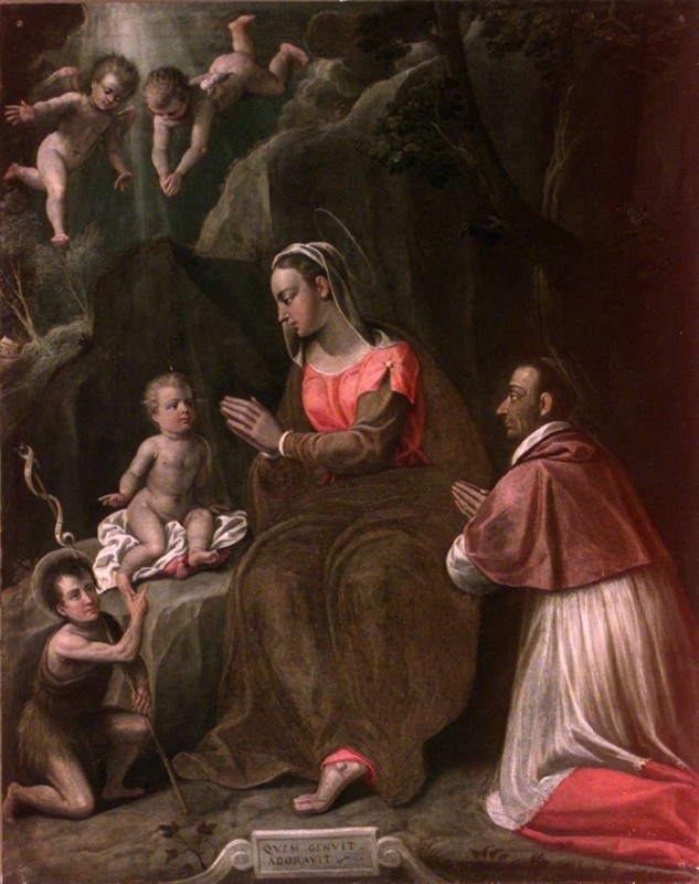 Cavagna G.P. sec. XVII, Madonna con Gesù Bambino