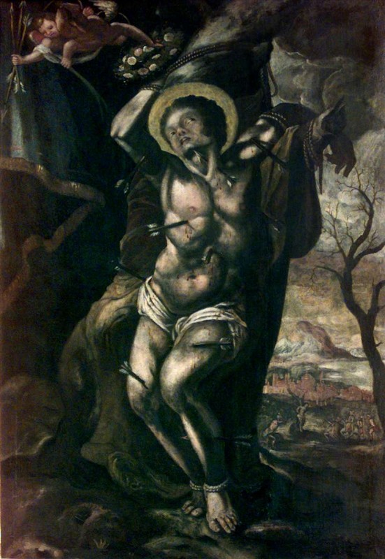 Ambito bergamasco sec. XVIII, Martirio di San Sebastiano
