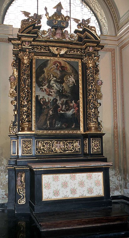 Bottega bergamasca sec. XVII, Altare dell'Assunta