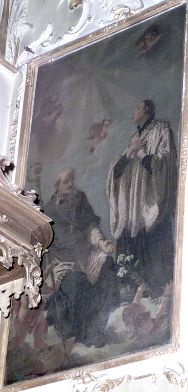 Capella F. sec. XVIII, San Luigi Gonzaga e santo vescovo