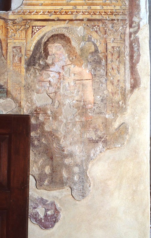 Bottega di Maffiolo da Cazzano sec. XV, San Sebastiano